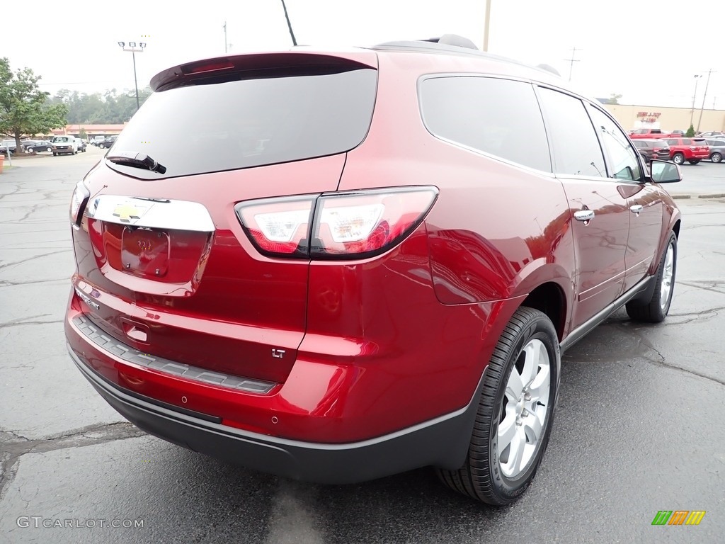 2017 Traverse LT AWD - Siren Red Tintcoat / Ebony photo #7