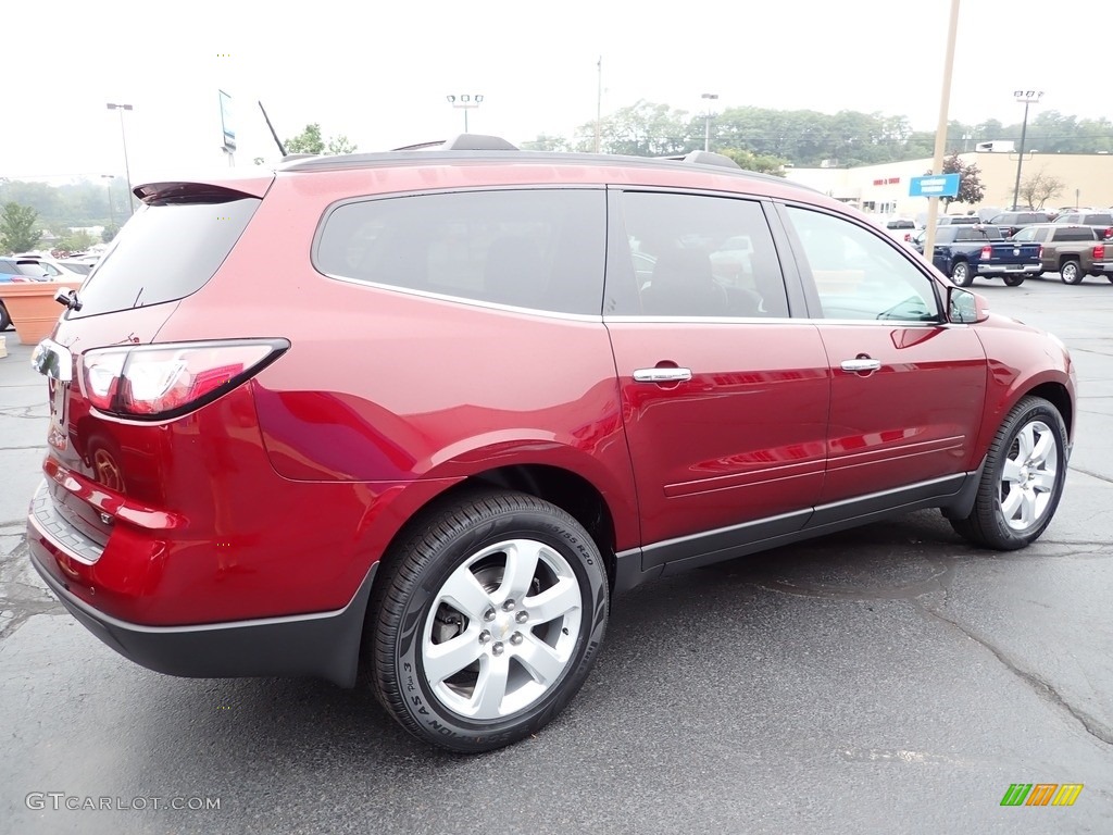 2017 Traverse LT AWD - Siren Red Tintcoat / Ebony photo #8
