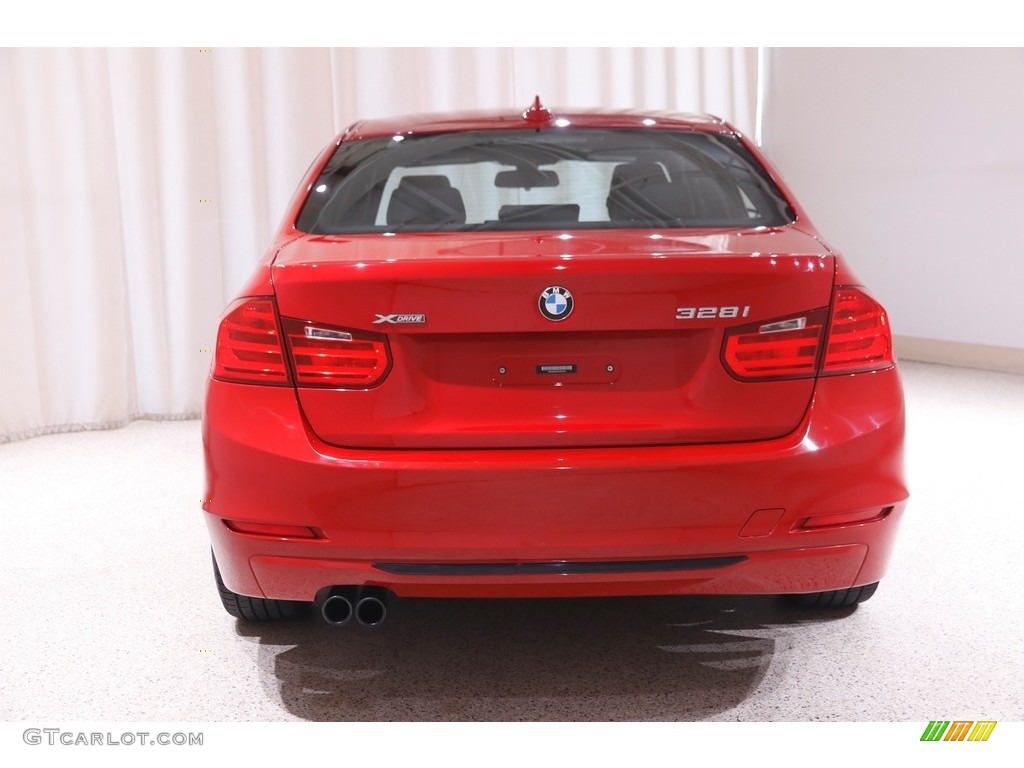 2013 3 Series 328i xDrive Sedan - Melbourne Red Metallic / Coral Red/Black photo #18