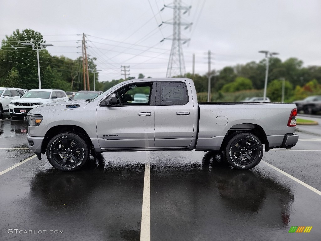 Billet Silver Metallic 2021 Ram 1500 Big Horn Quad Cab 4x4 Exterior Photo #142897424