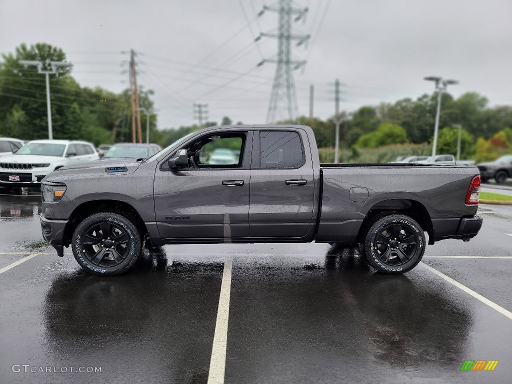 Granite Crystal Metallic 2021 Ram 1500 Big Horn Quad Cab 4x4 Exterior Photo #142897915