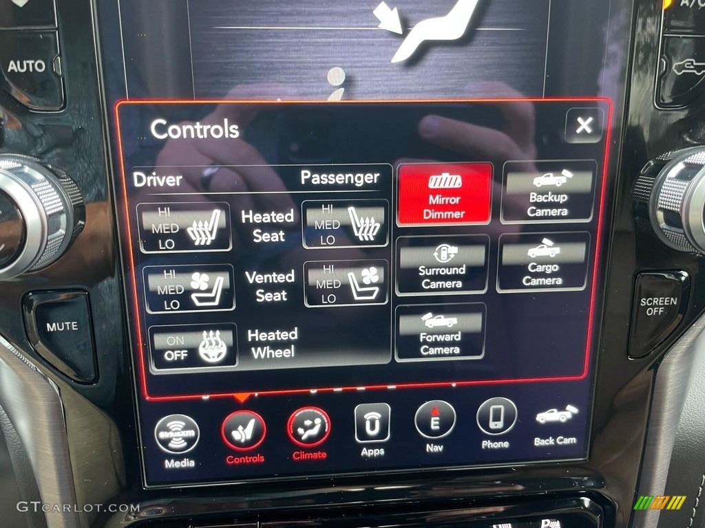 2021 Ram 2500 Power Wagon Crew Cab 4x4 75th Anniversary Edition Controls Photo #142898332