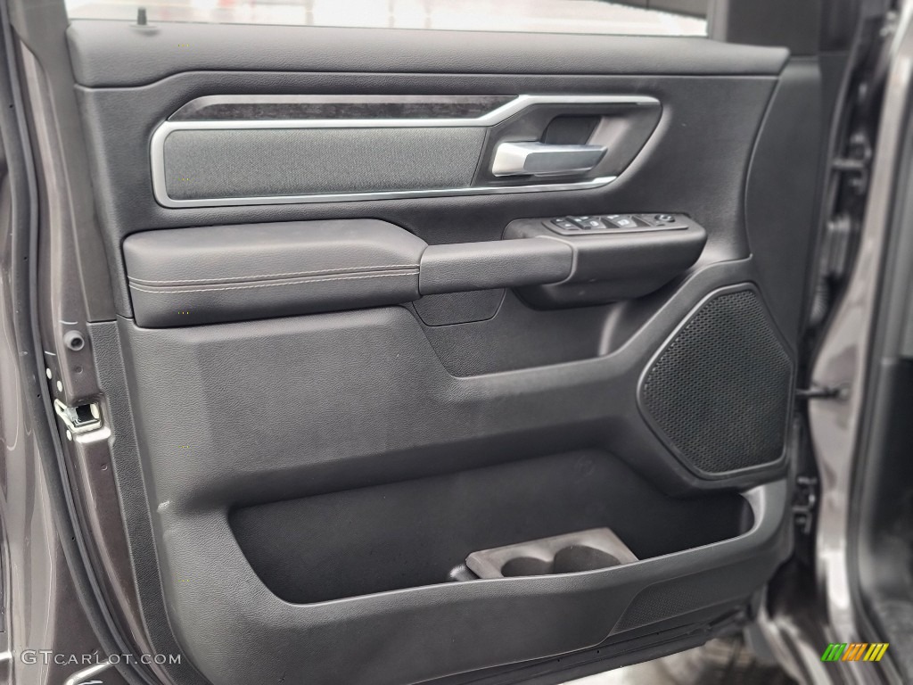 2021 Ram 1500 Big Horn Quad Cab 4x4 Black Door Panel Photo #142898362