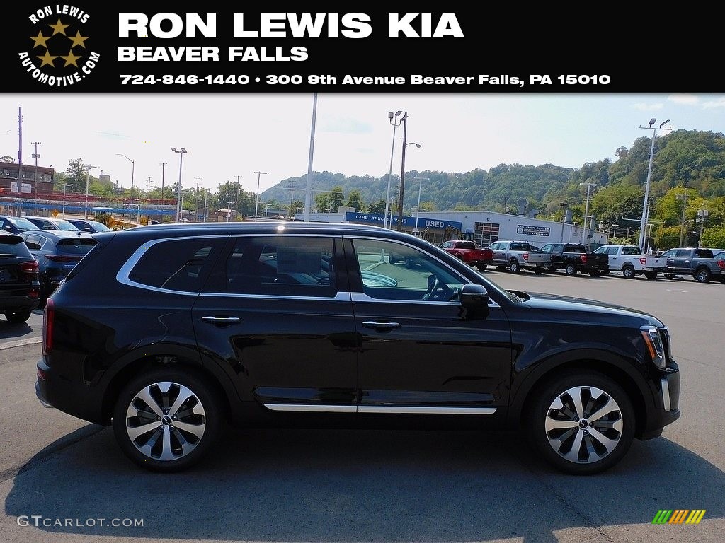 2022 Telluride S AWD - Ebony Black / Black photo #1