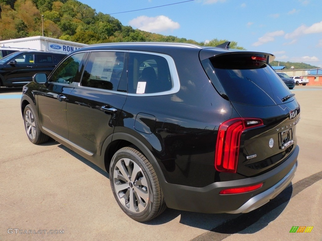 2022 Telluride S AWD - Ebony Black / Black photo #5