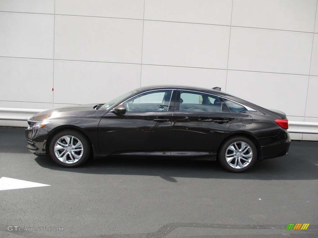 2018 Accord LX Sedan - Kona Coffee Metallic / Black photo #2