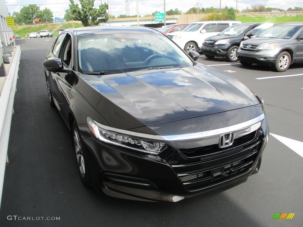 2018 Accord LX Sedan - Kona Coffee Metallic / Black photo #7
