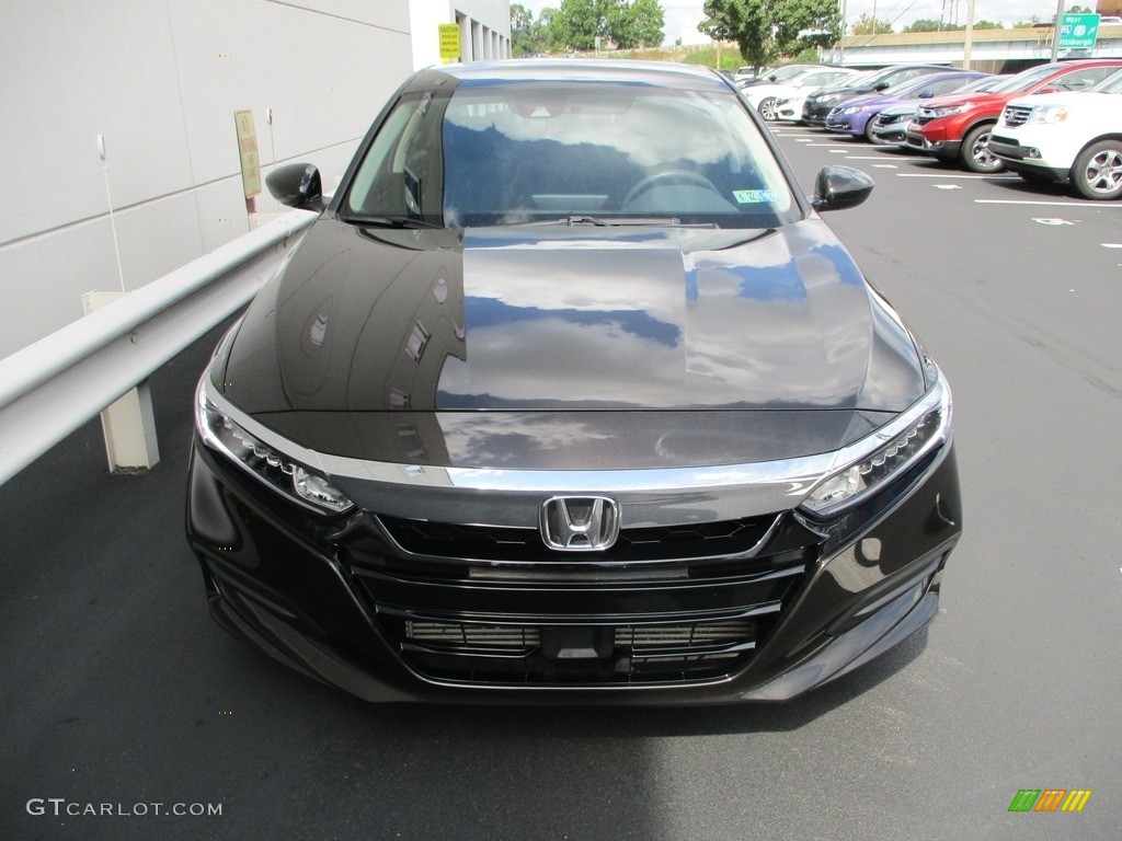 2018 Accord LX Sedan - Kona Coffee Metallic / Black photo #8