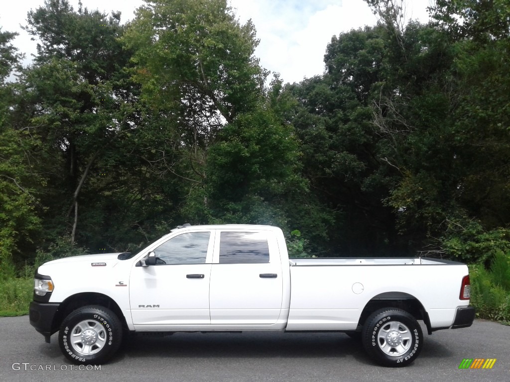 Bright White 2022 Ram 3500 Tradesman Crew Cab 4x4 Exterior Photo #142899712
