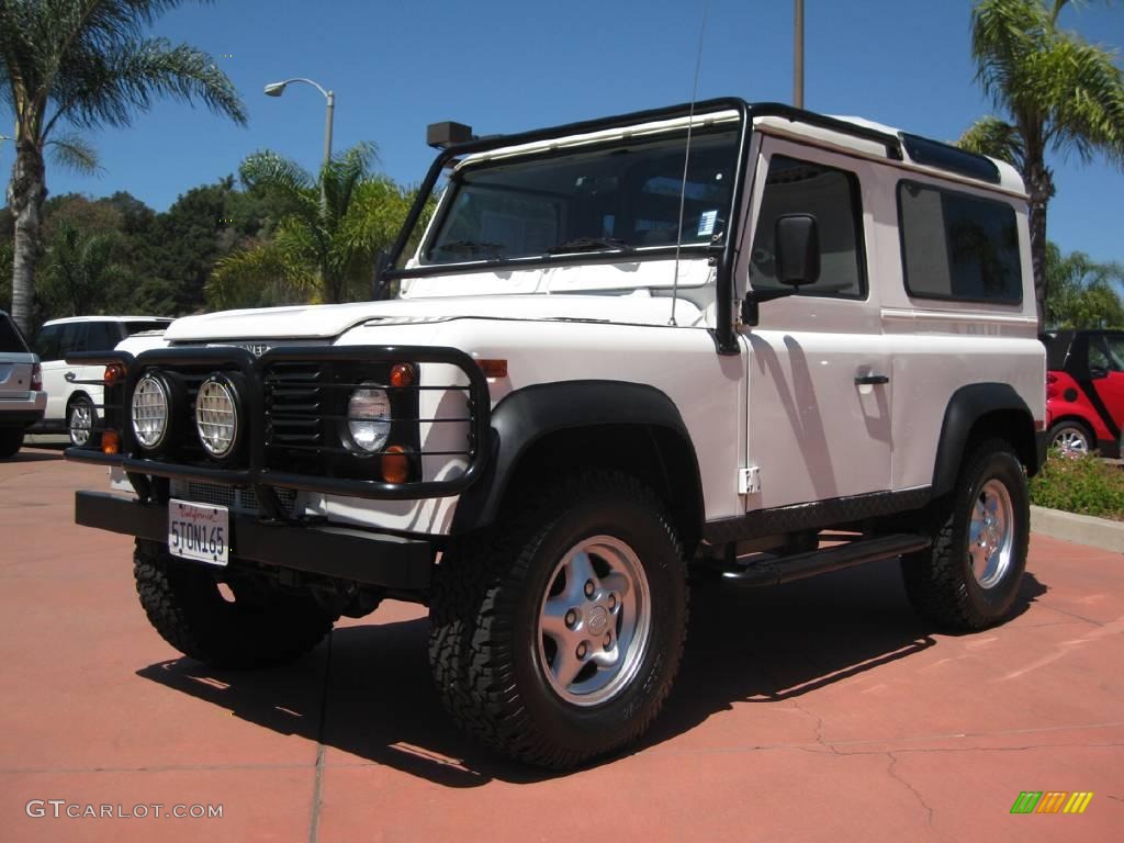 1997 Defender 90 Hard Top - Alpine White / Slate Grey photo #1