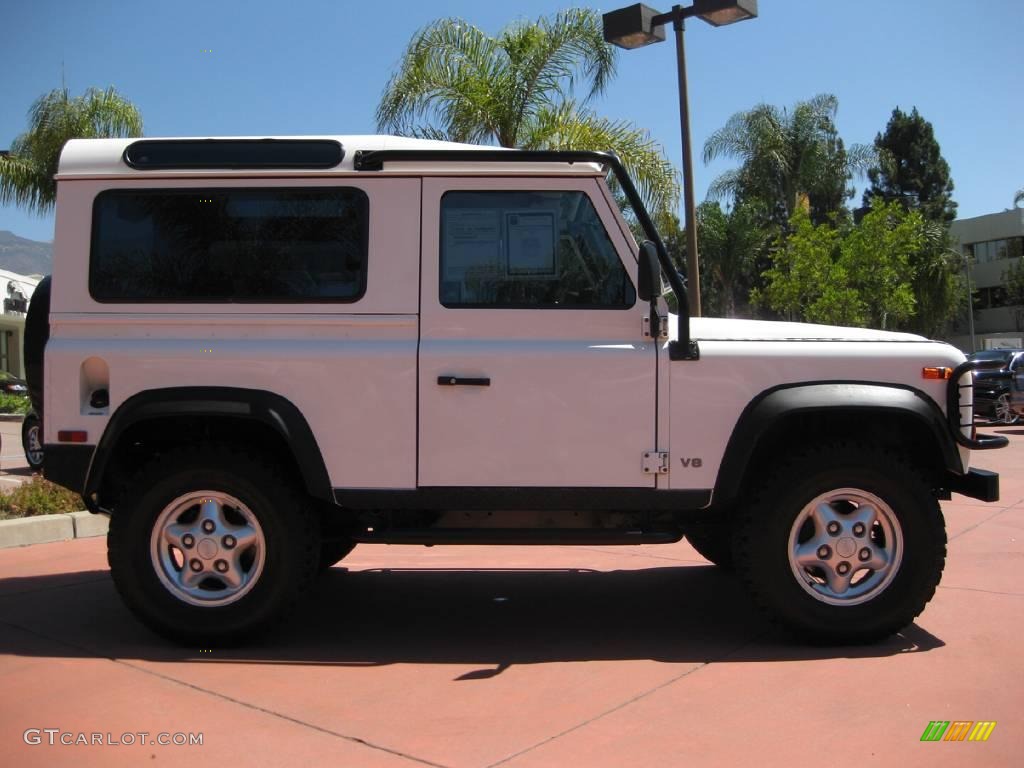 1997 Defender 90 Hard Top - Alpine White / Slate Grey photo #4