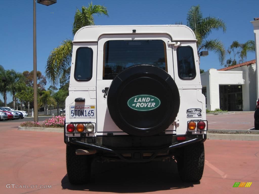 1997 Defender 90 Hard Top - Alpine White / Slate Grey photo #6