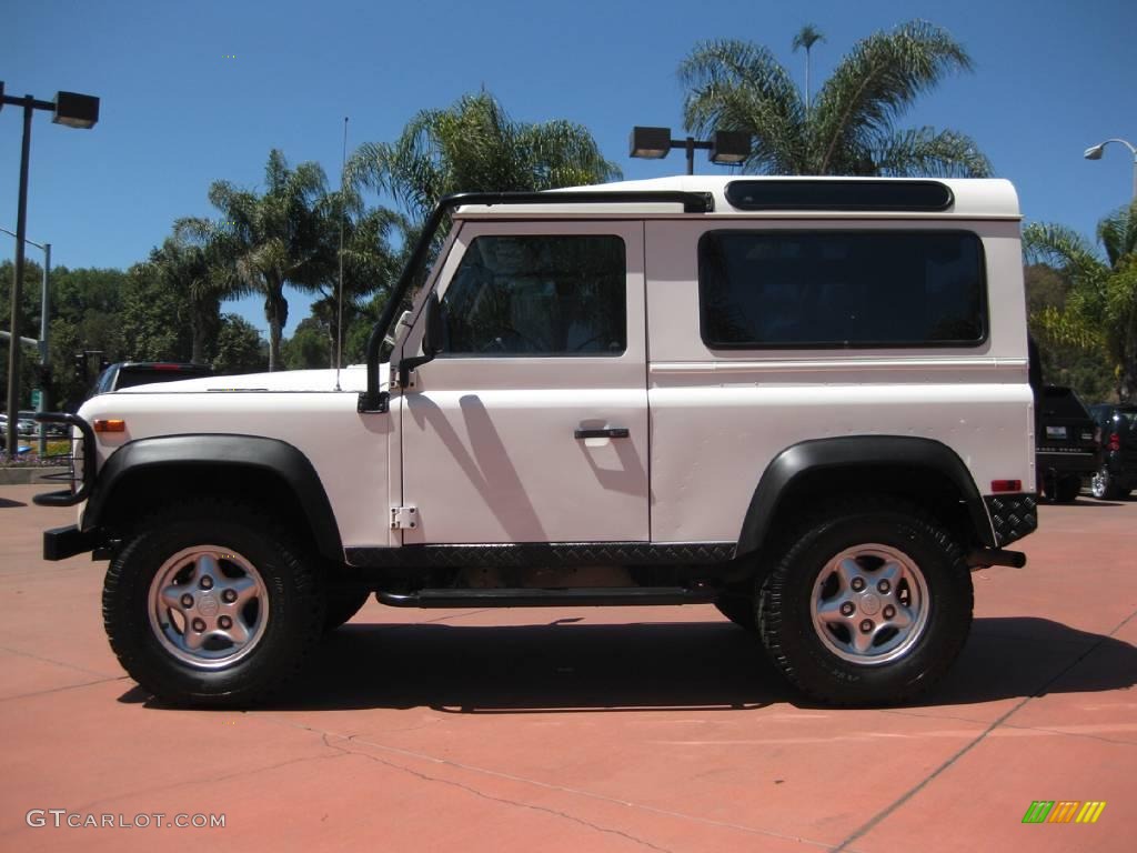 1997 Defender 90 Hard Top - Alpine White / Slate Grey photo #8