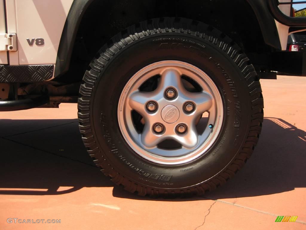 1997 Defender 90 Hard Top - Alpine White / Slate Grey photo #11