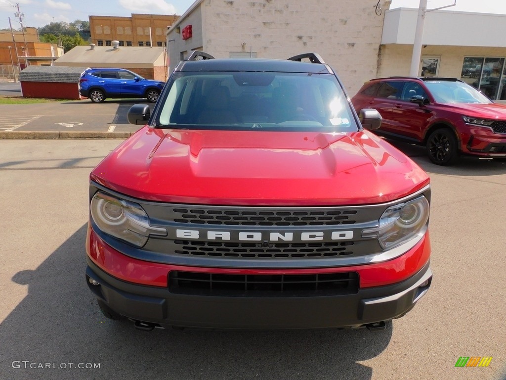 2021 Bronco Sport Badlands 4x4 - Rapid Red Metallic / Ebony/Roast photo #8