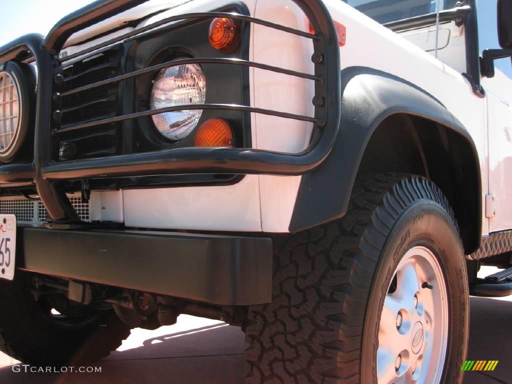 1997 Defender 90 Hard Top - Alpine White / Slate Grey photo #16