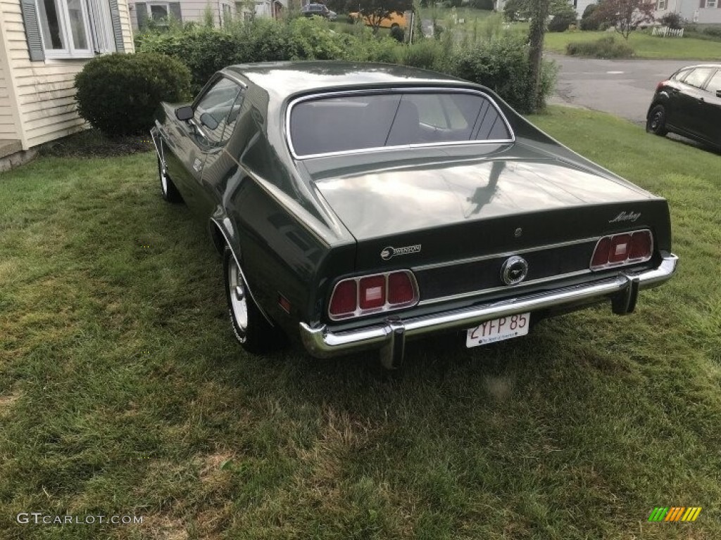 1973 Mustang Hardtop Grande - Dark Green Metallic / Black photo #10