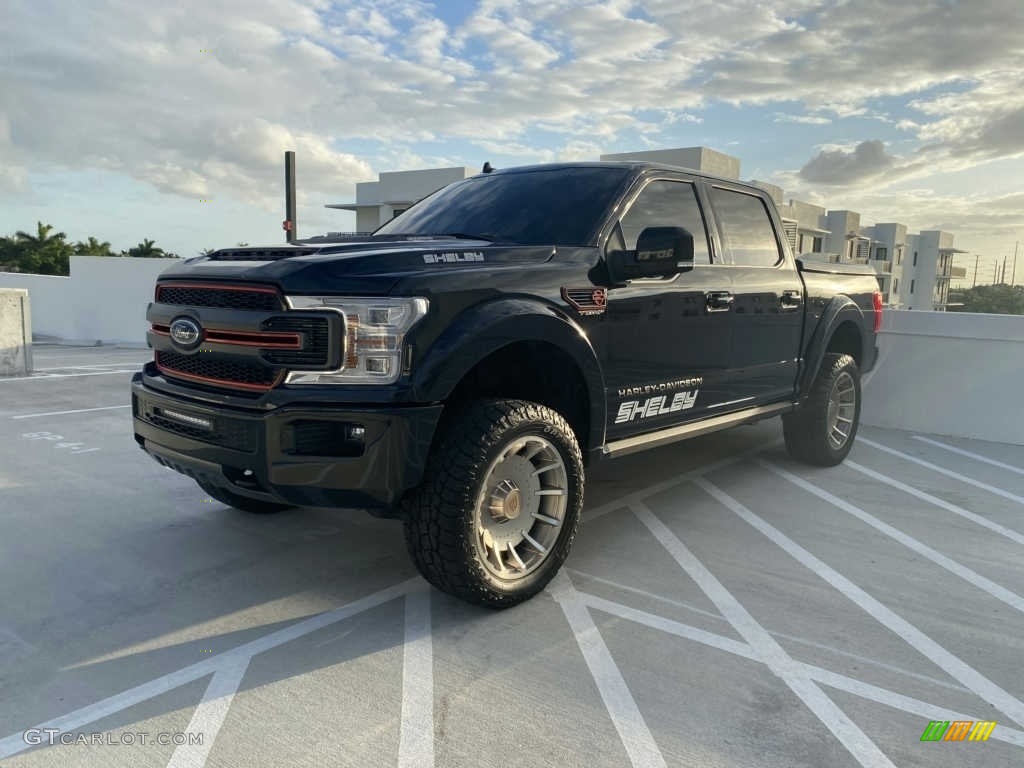 Agate Black 2019 Ford F150 Harley Davidson Edition SuperCrew 4x4 Exterior Photo #142900672
