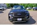 2021 Agate Black Metallic Ford Explorer XLT 4WD  photo #2