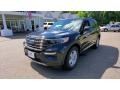 2021 Agate Black Metallic Ford Explorer XLT 4WD  photo #3