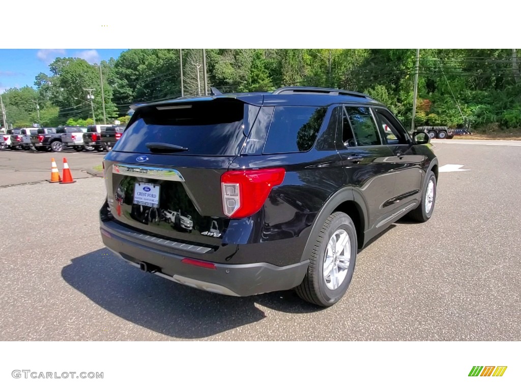 2021 Explorer XLT 4WD - Agate Black Metallic / Ebony photo #7