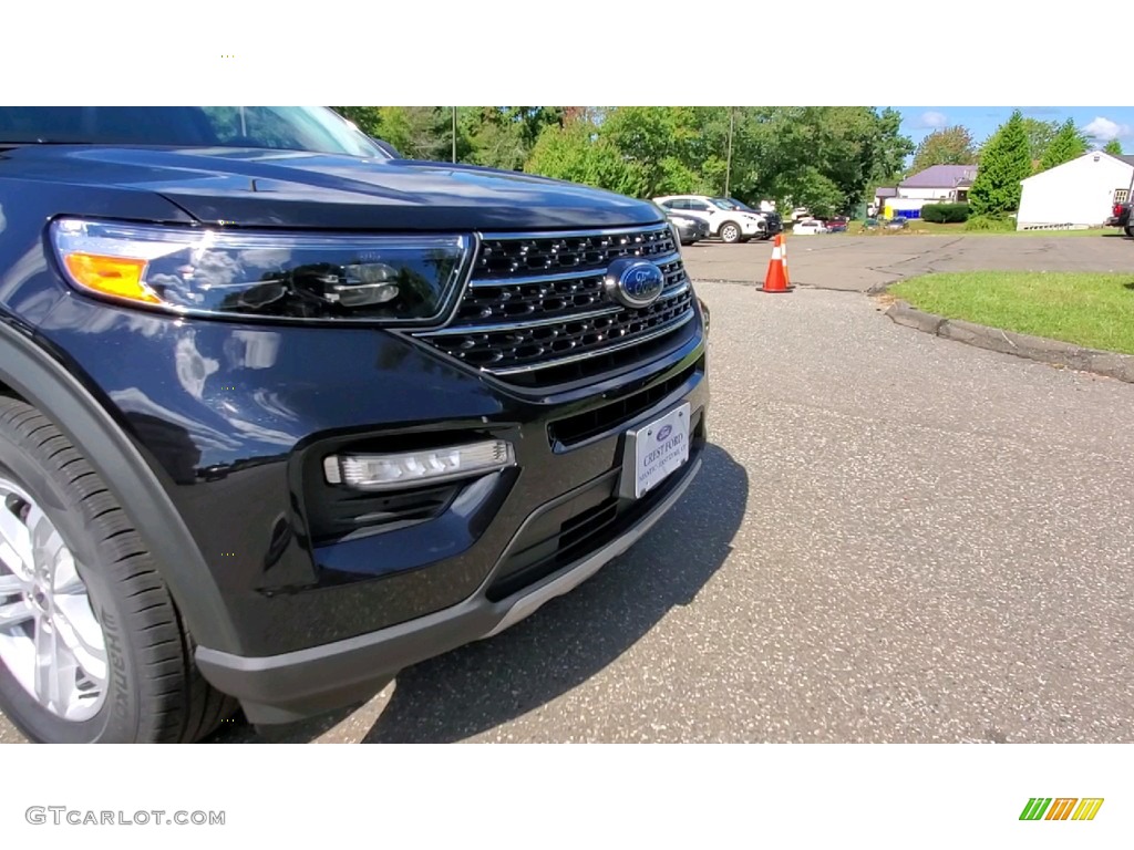 2021 Explorer XLT 4WD - Agate Black Metallic / Ebony photo #29