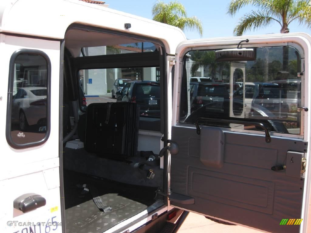 1997 Defender 90 Hard Top - Alpine White / Slate Grey photo #54