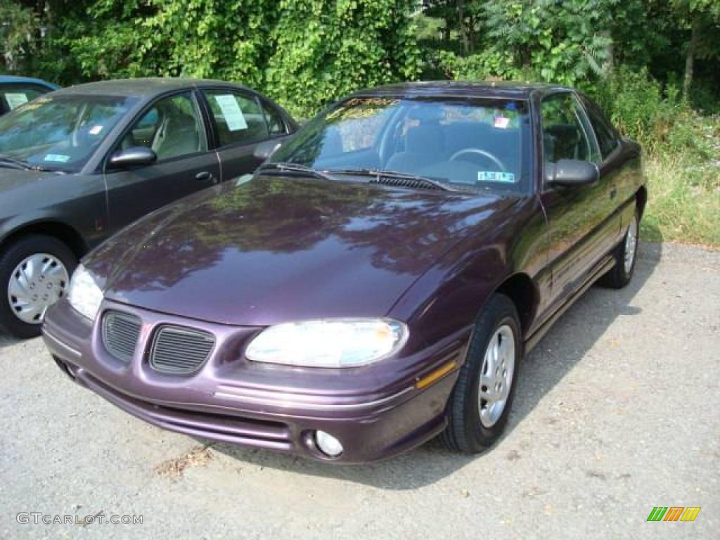 1998 Grand Am SE Coupe - Medium Purple Metallic / Graphite photo #5
