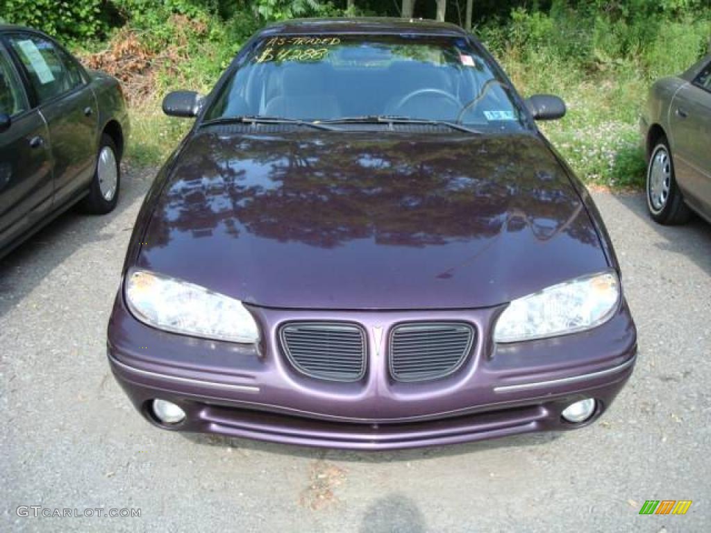 1998 Grand Am SE Coupe - Medium Purple Metallic / Graphite photo #6