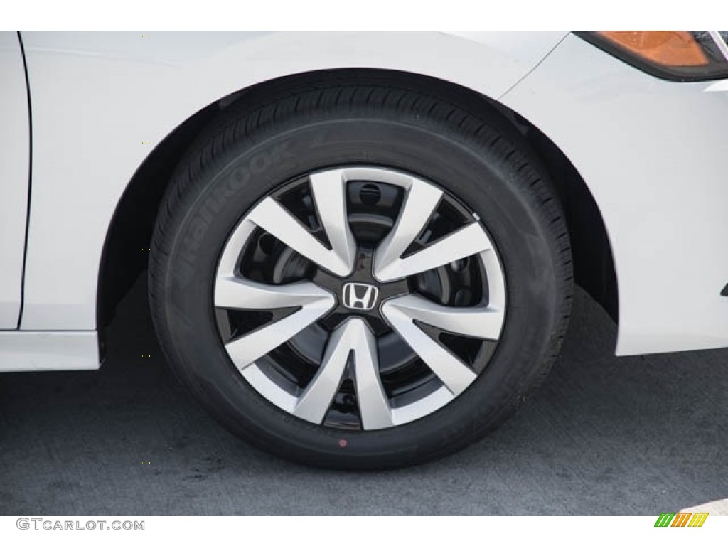 2022 Civic LX Sedan - Platinum White Pearl / Black photo #11