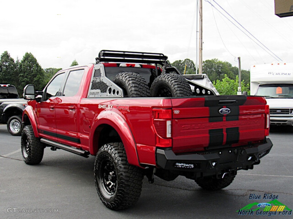 2021 F250 Super Duty Shelby Super Baja Crew Cab 4x4 - Rapid Red Metallic / Black photo #3