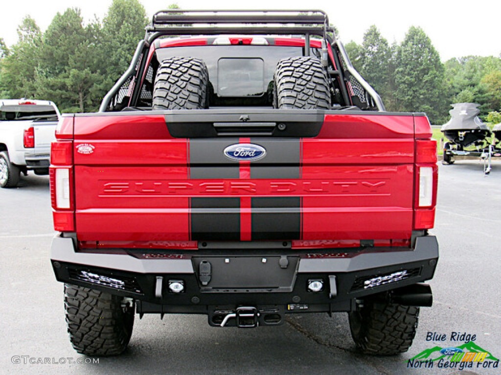 2021 F250 Super Duty Shelby Super Baja Crew Cab 4x4 - Rapid Red Metallic / Black photo #4