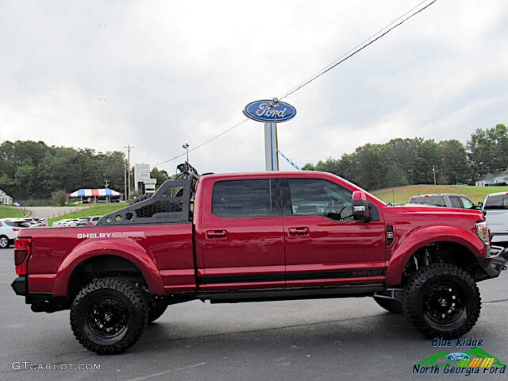 Rapid Red Metallic 2021 Ford F250 Super Duty Shelby Super Baja Crew Cab 4x4 Exterior Photo #142905157