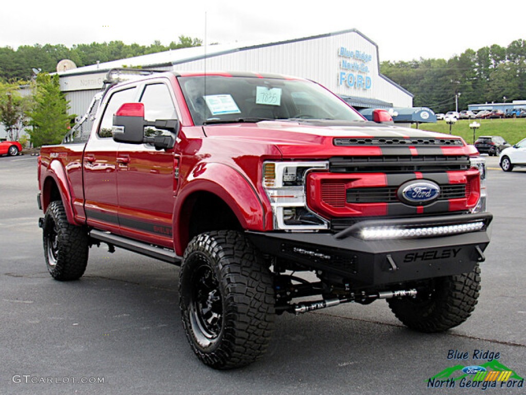 Rapid Red Metallic 2021 Ford F250 Super Duty Shelby Super Baja Crew Cab 4x4 Exterior Photo #142905172