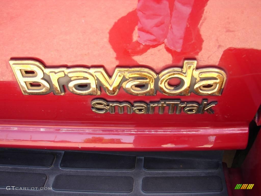 1996 Bravada AWD - Medium Red Metallic / Beige photo #9