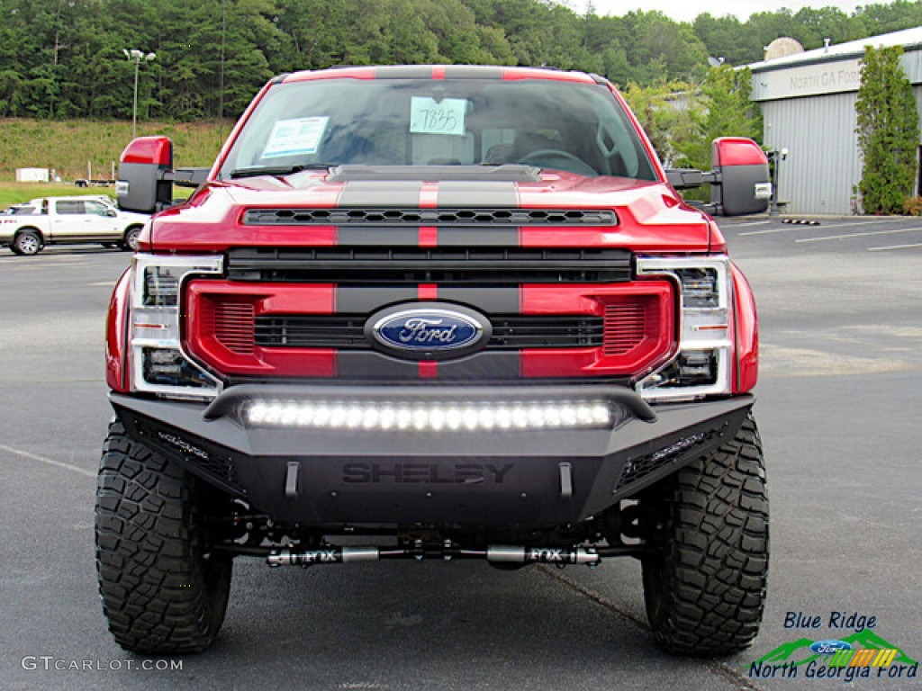 2021 F250 Super Duty Shelby Super Baja Crew Cab 4x4 - Rapid Red Metallic / Black photo #8