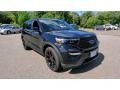 Agate Black Metallic 2021 Ford Explorer ST 4WD Exterior