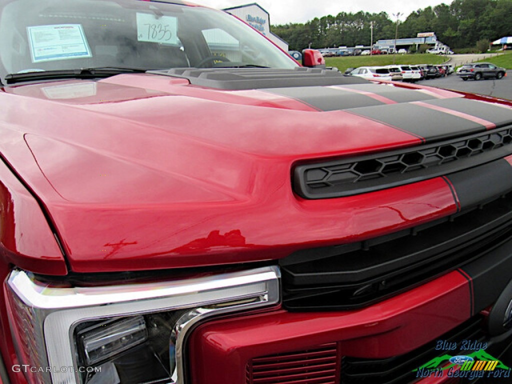 2021 F250 Super Duty Shelby Super Baja Crew Cab 4x4 - Rapid Red Metallic / Black photo #39