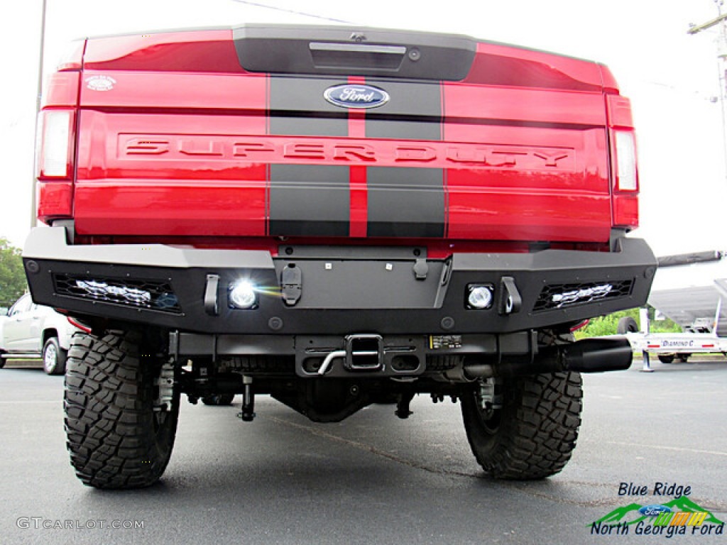 2021 F250 Super Duty Shelby Super Baja Crew Cab 4x4 - Rapid Red Metallic / Black photo #42