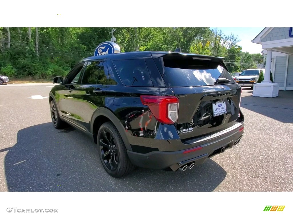 2021 Explorer ST 4WD - Agate Black Metallic / Ebony photo #5