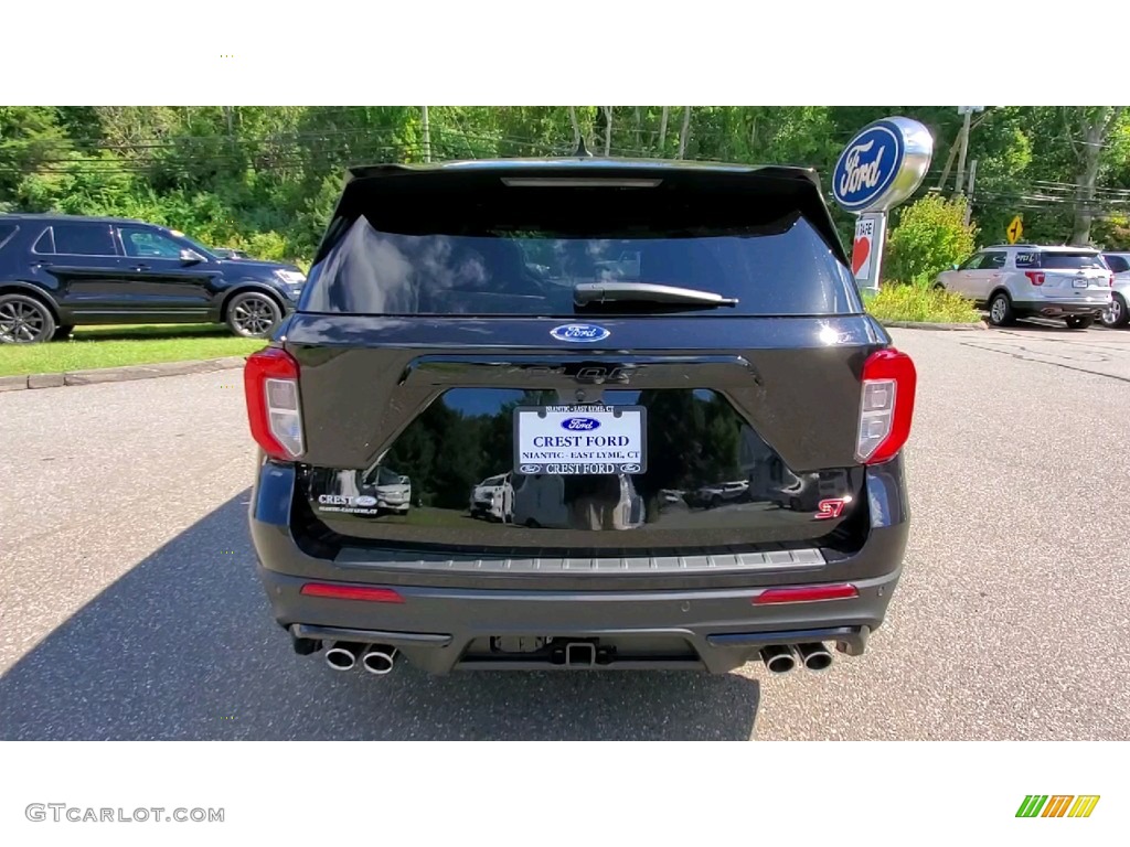 2021 Explorer ST 4WD - Agate Black Metallic / Ebony photo #6