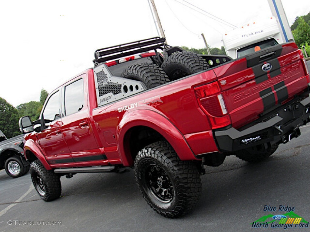 2021 F250 Super Duty Shelby Super Baja Crew Cab 4x4 - Rapid Red Metallic / Black photo #49