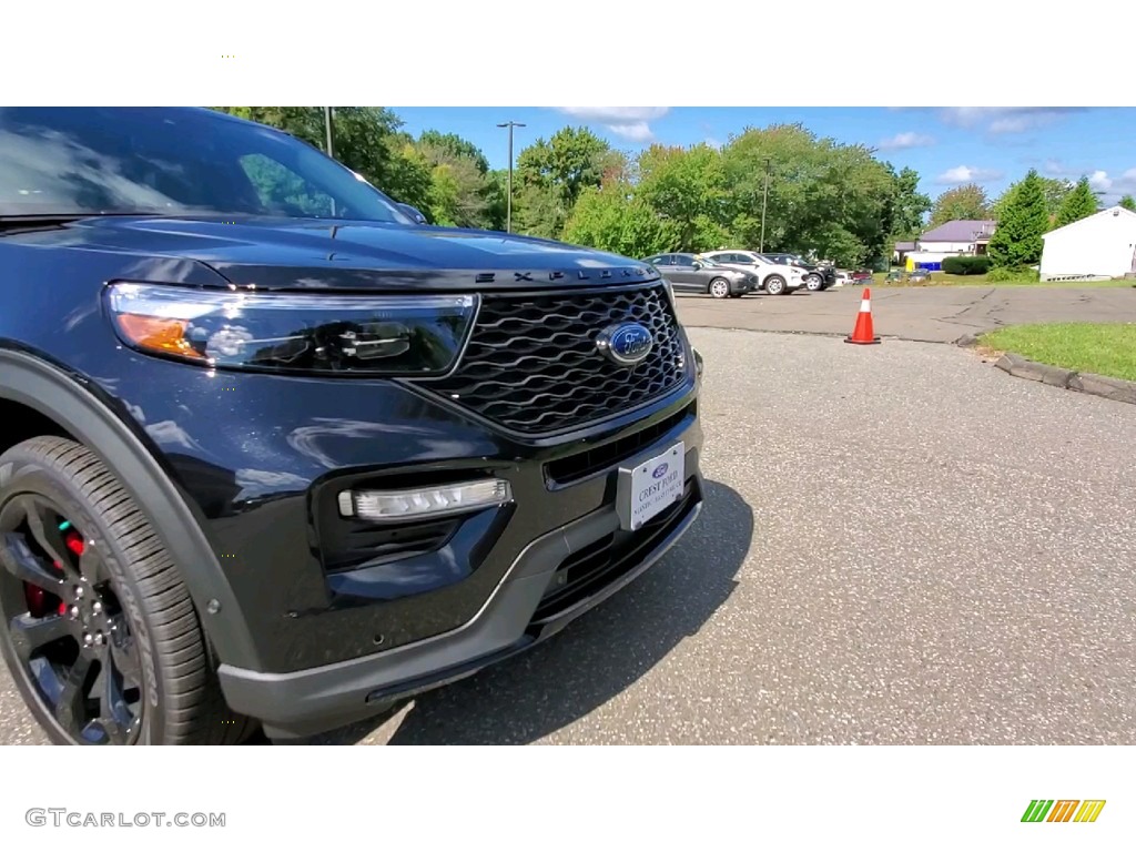 2021 Explorer ST 4WD - Agate Black Metallic / Ebony photo #27