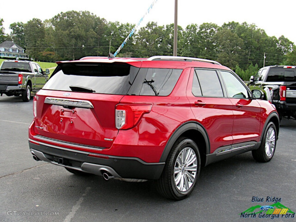 2021 Explorer Hybrid Limited 4WD - Rapid Red Metallic / Sandstone photo #5