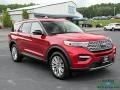 2021 Rapid Red Metallic Ford Explorer Hybrid Limited 4WD  photo #7