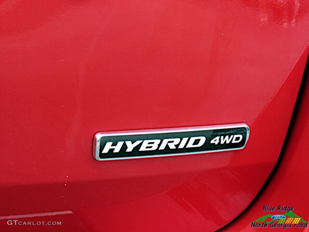 2021 Explorer Hybrid Limited 4WD - Rapid Red Metallic / Sandstone photo #35