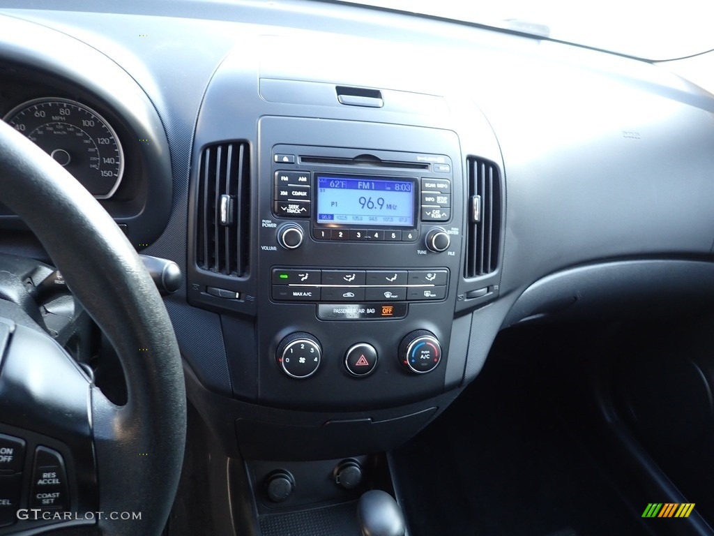 2012 Elantra GLS Touring - Black Noir Pearl / Black photo #26