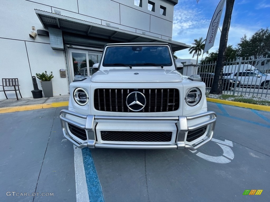 2019 G 63 AMG - Polar White / designo Classic Red photo #1