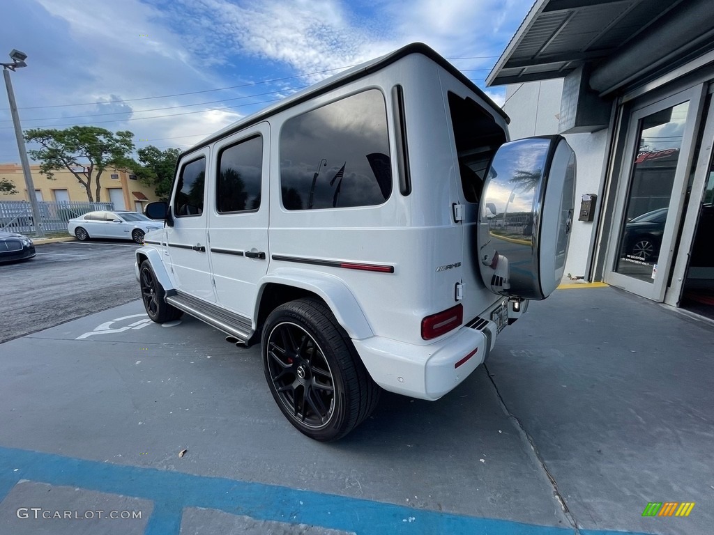 2019 G 63 AMG - Polar White / designo Classic Red photo #6