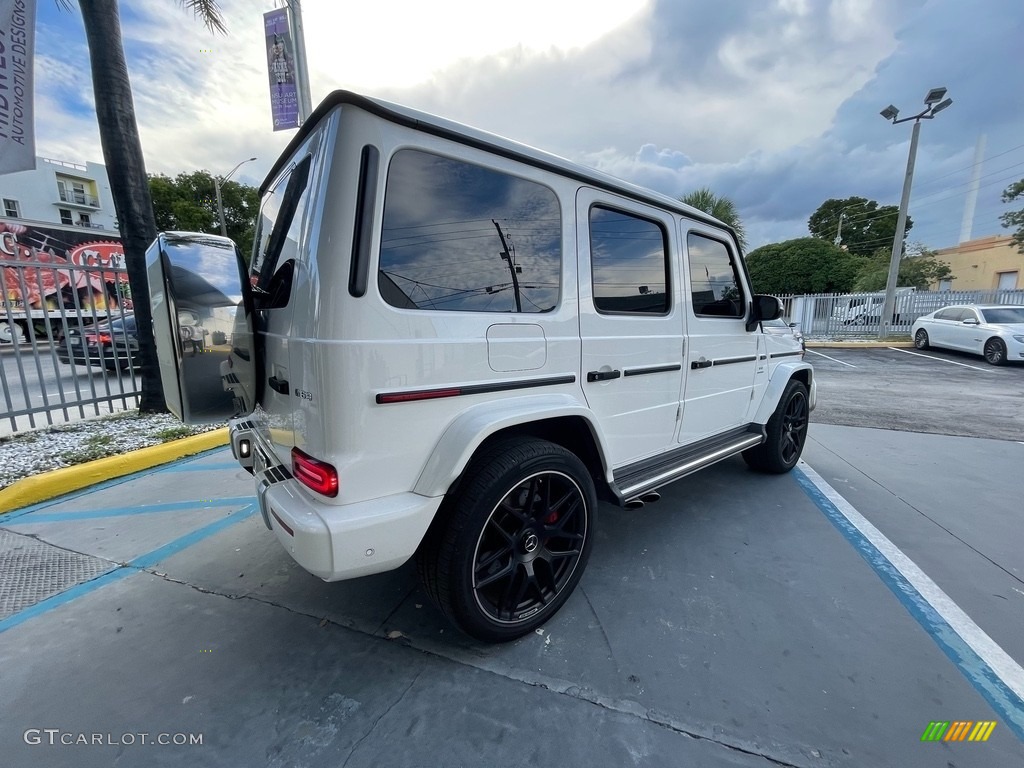 2019 G 63 AMG - Polar White / designo Classic Red photo #7